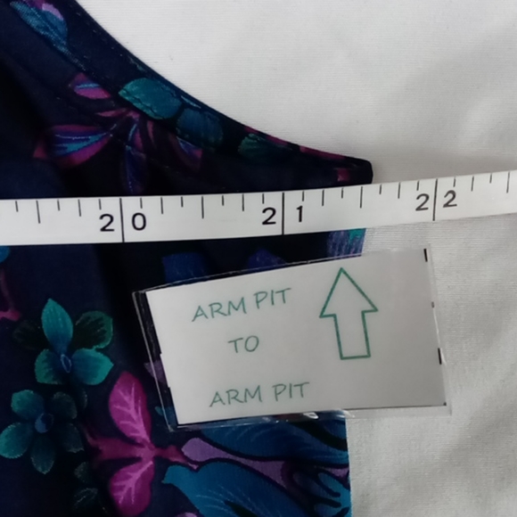 Jones New York Silky Sleeveless Floral Blouse - Picture 6 of 10